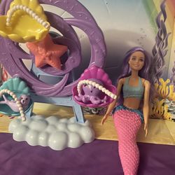 Barbie Mermaid Nursery Doll And Playset