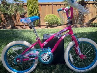 Pink + blue bike