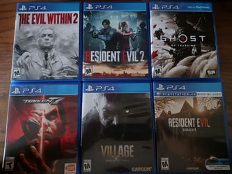 Selling some of my PS4 games.
