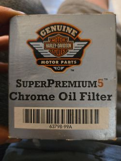 Harley davidson chrome oil filter
