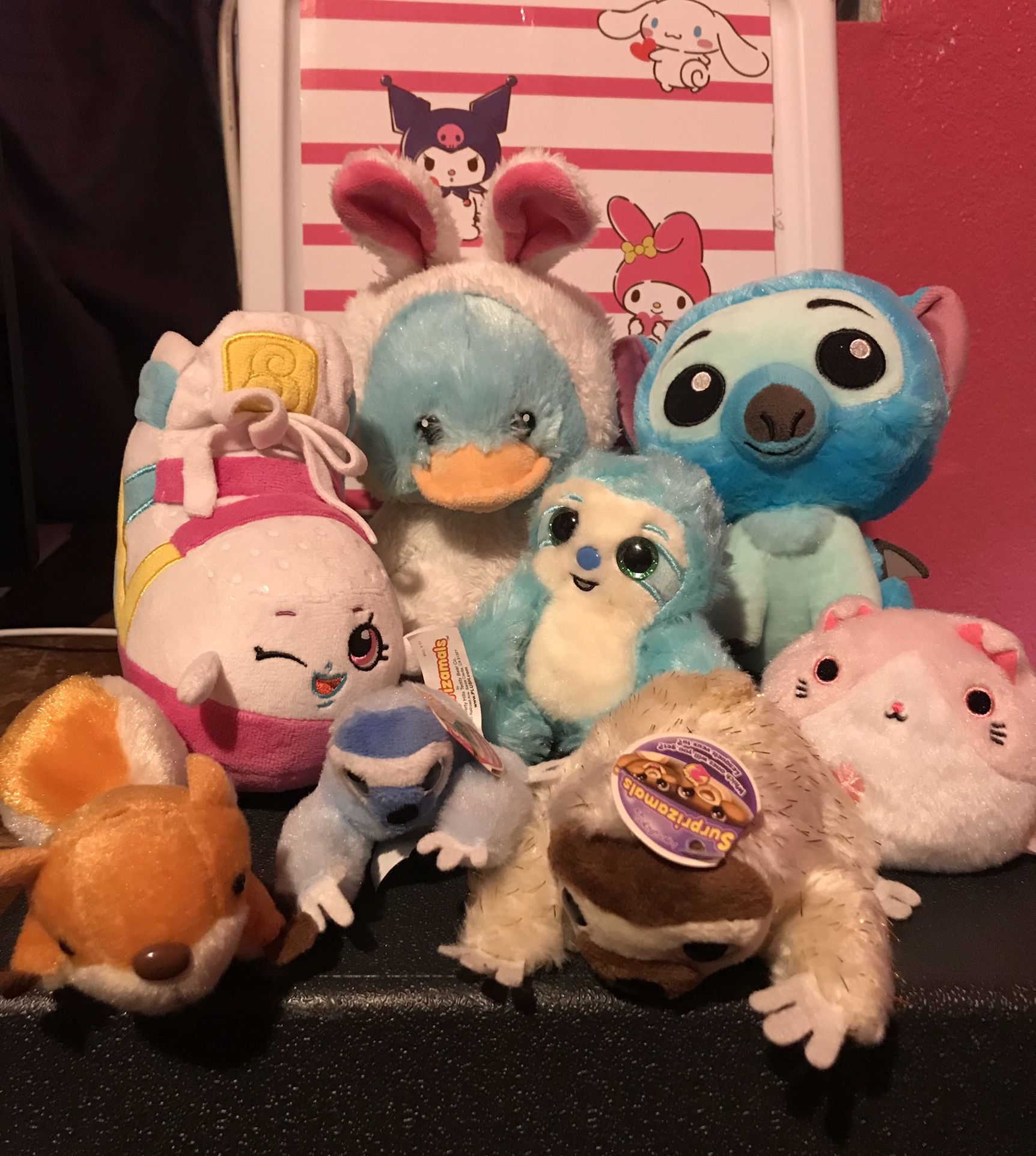Build A Bear & Plushies Lot of 8 pcs. $20