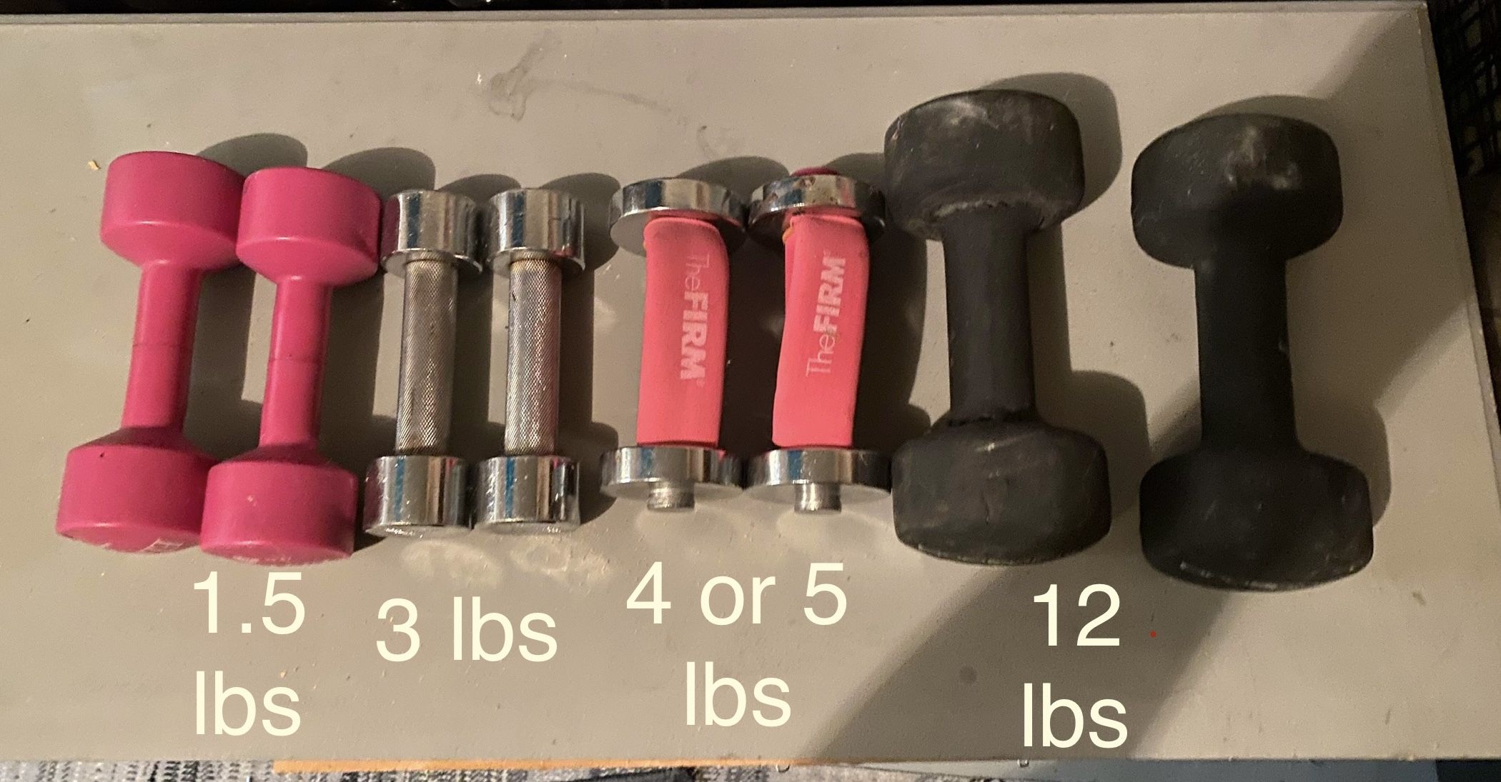 Various Small Free Weights