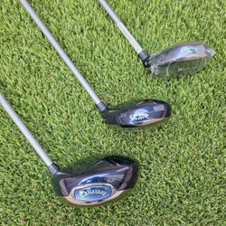 New Callaway Great Big Bertha System 60 3 Golf Clubs 