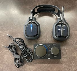 Logitech Astro A40 TR Gaming Headset + Mix Amp Pro TR – Pre-Owned