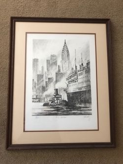 John Kelly Print “N.Y. Harbor”