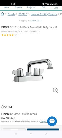 Deck Mount faucet