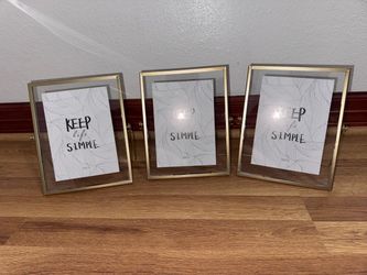 Gold 5x8 picture frames