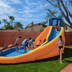 Banzai Sidewinder falls Inflatable Water Slide And Park Pool