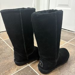 ELLE TALL BLACK BEARPAW BOOTS