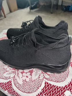 Black sneakers