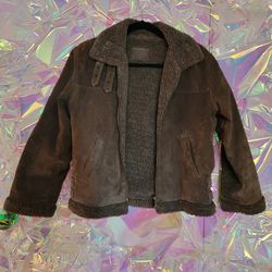 Leather Jacket Size S