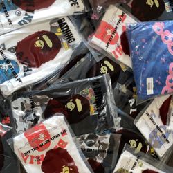 Sp5der hoodie/Bape shirts