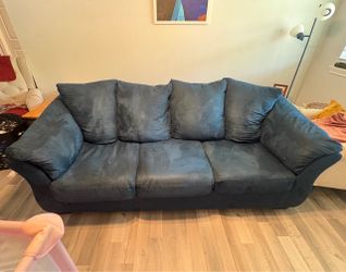 Navy Blue Darcy Sofa