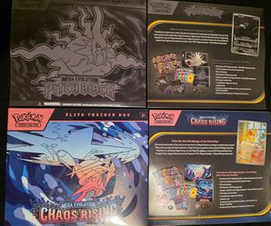 Pitch black and Chaos rising ETB To trade for other ETBS or sell.