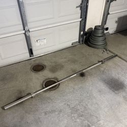 Barbell And Weider Plate Set