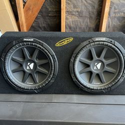 2 Kicker Subwoofers