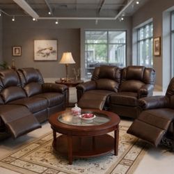 🛋️ NUEVA Sala 3 Piezas Sillas Reclinable EN CAJA 📦  🚛 Entrega Disponible 🛋️