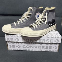 Converse Play Comme De Garcons high Grey size 8 mens