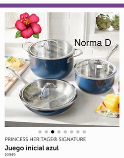 Juego de ollas y sartén nuevas en sus cajas  precio fijo 🌺 princess house 🌺