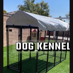 Dog Kennel Cage Crate Dog House Pet Cage With Heavy Duty Cover 