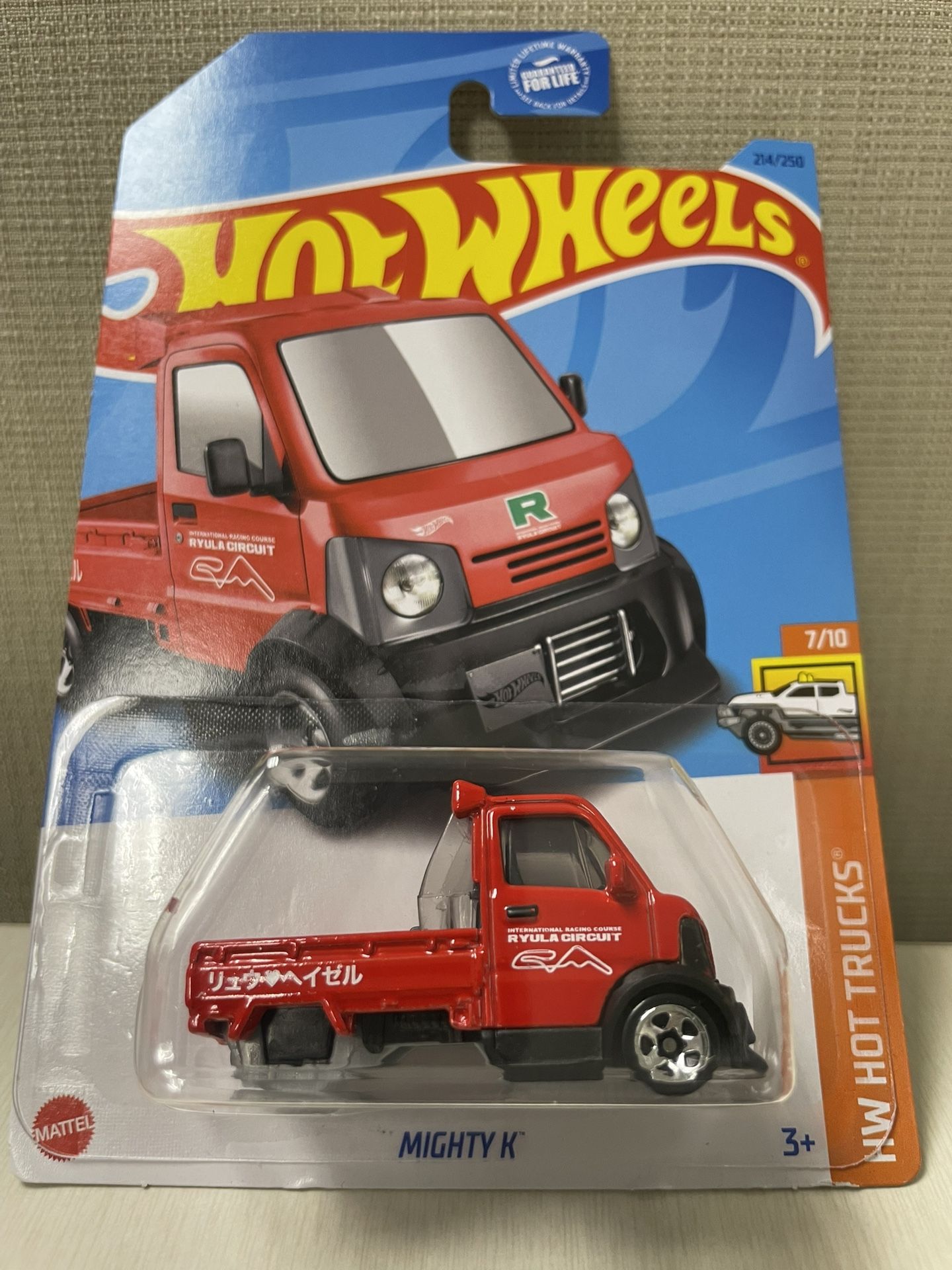 Hot Wheels Mighty K Red - Factory Error - Missing Rear Wheels