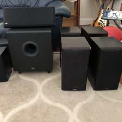 Home Theather Polk Speakers 