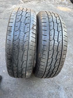 Set of 2 nice tires 265/70/17 ( We install & balance )