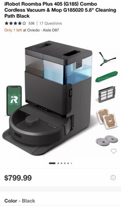 Brand New irobot Roomba 405 Combo Vacuum And Mop Robot Vacuum