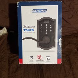 Schlage Camelot Aged Bronze Touch Keyless Touchscreen Handle