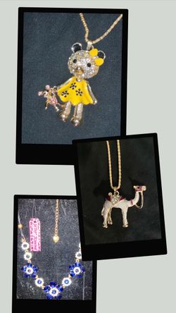 New vintage Betsey Johnson Jewelry Necklace Lot