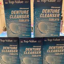 Denture and brush cleanser
