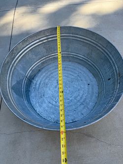 Galvanized Metal Tub / Bucket – $45
