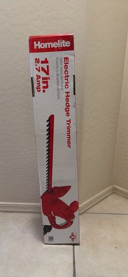 Homelite 17in Electric Hedge Trimmer 2.7 Amp