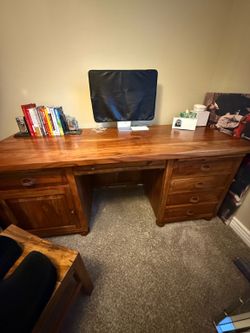Solid Wood Executive Office Set