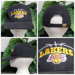 Vtg Los Angeles Lakers Hat Headmaster