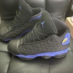 Jordan 13 Black/Royal Blue Size 7 For Sale