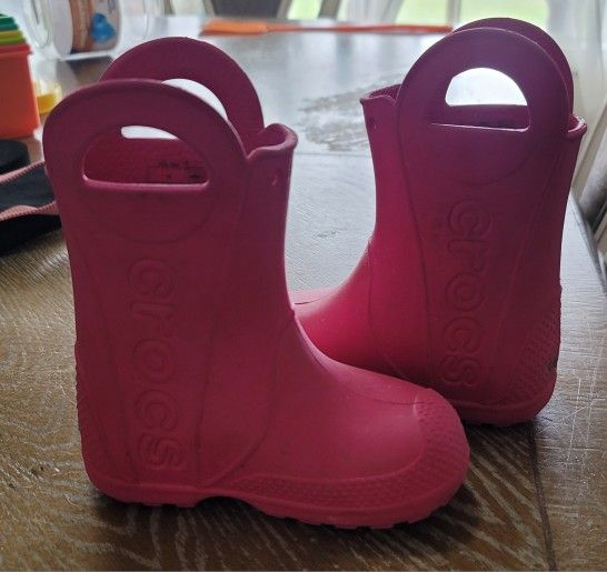 Childrens Croc Rain Boots