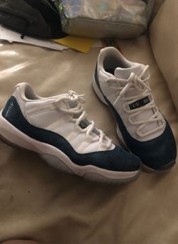 Retro 11 navy blue snake skin Jordan’s
