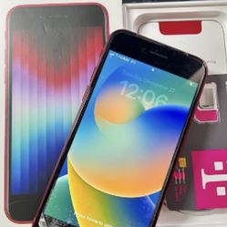🔥Like *NEW* Apple iPhone SE 3rd Gen 64GB Red | T-Mobile 🔥