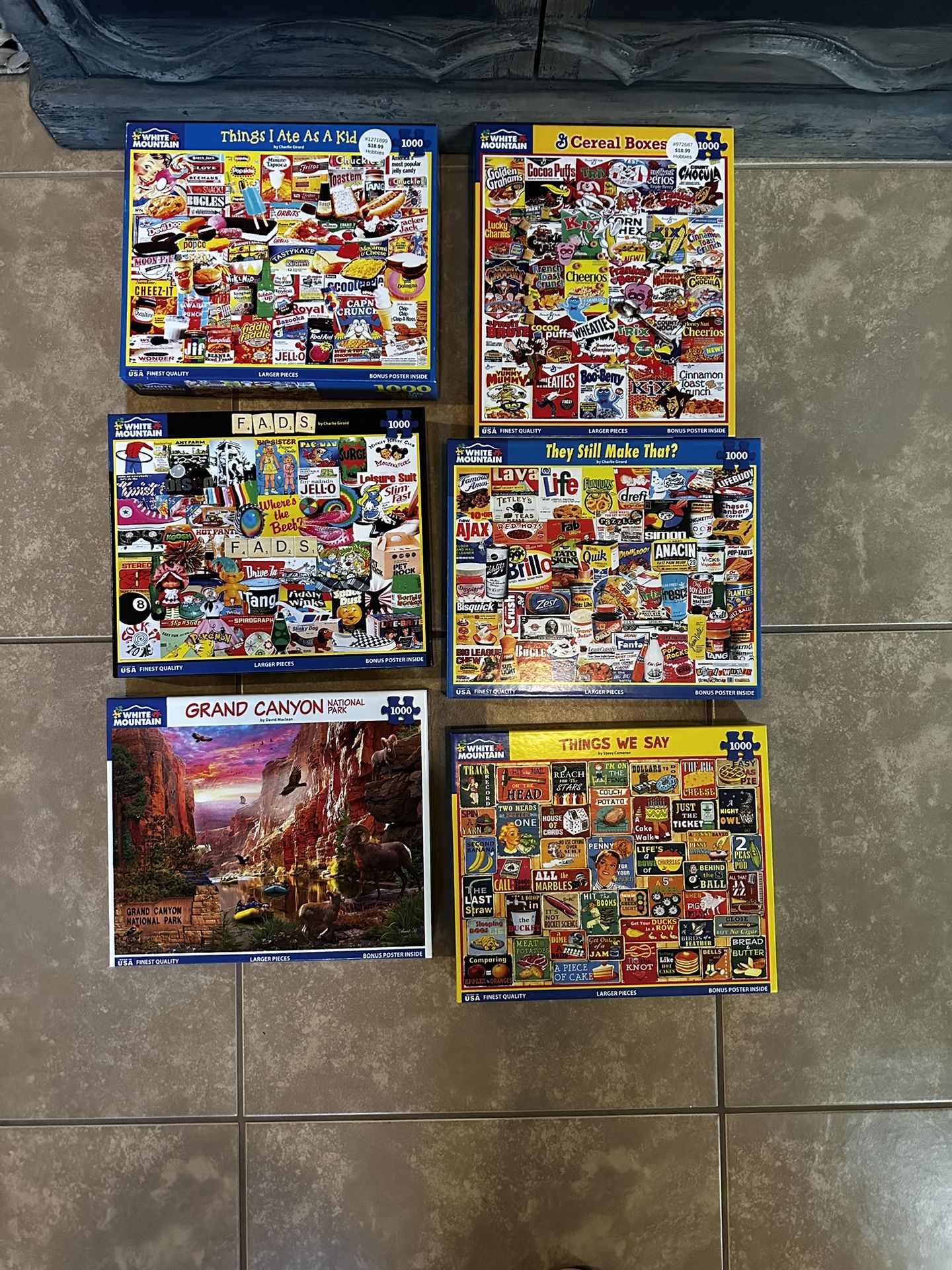 White Mountain Puzzle lot