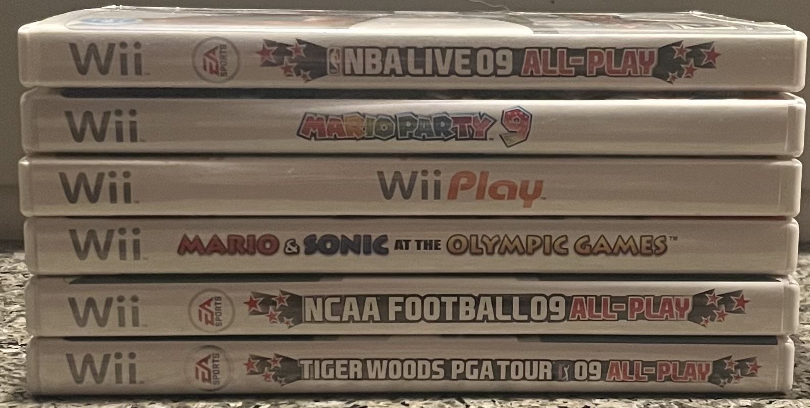 Nintendo Wii Game Bundle – 12 Complete in Box (CIB) Games – Mario Party, Tiger Woods PGA & More