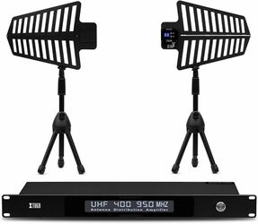Wireless Antenna Distribution System,Directional Paddle Stand Active Antenna Combiner,Antenna Amplifie,2600ft Long Range,Stage Performance,Wedding,Liv