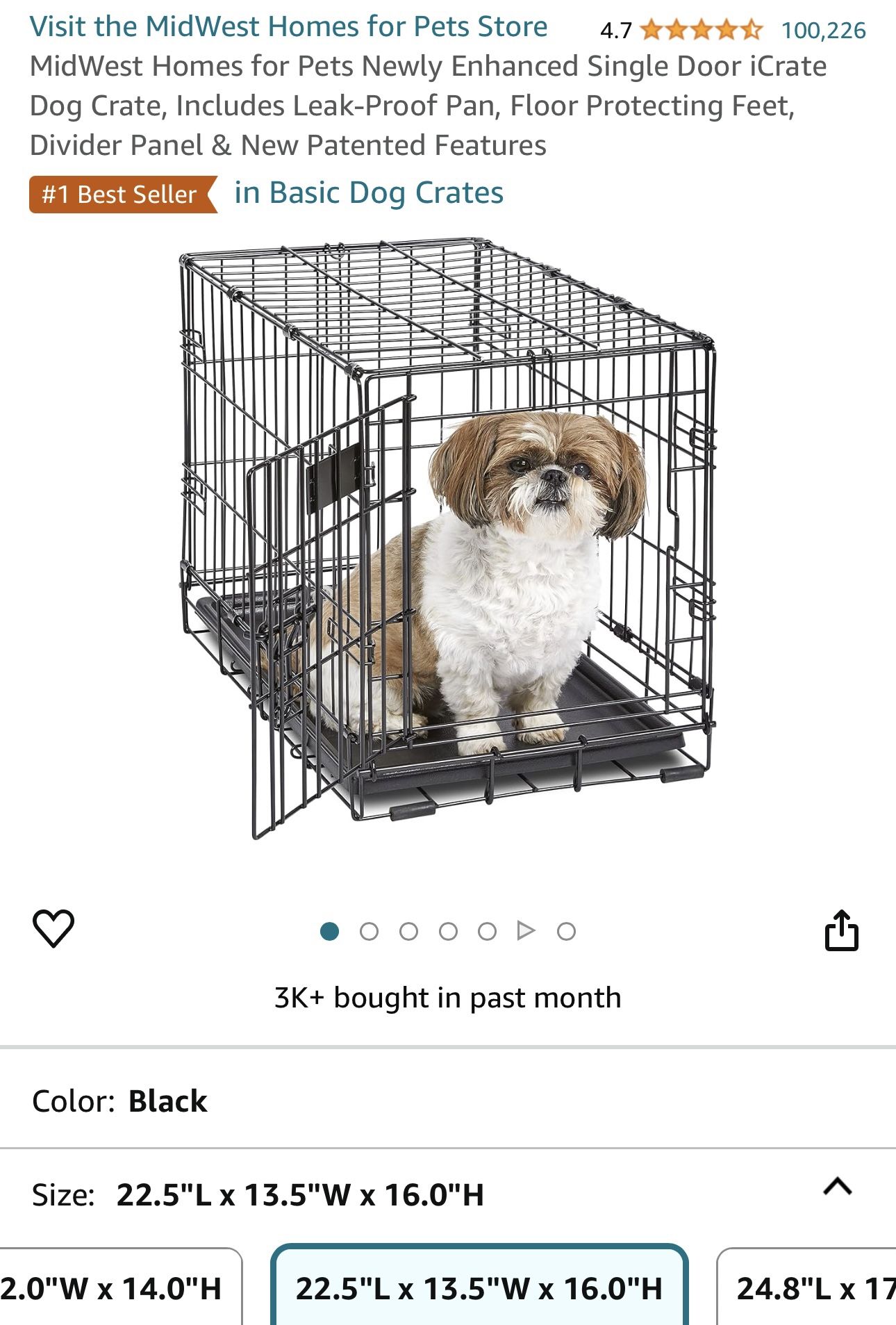 Small Dog Crate