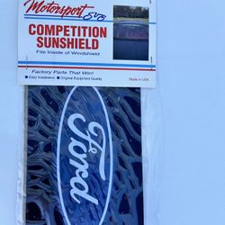 New OEM Ford Motorsport SVO Ranger Competition Sunshield Windshield Vinyl Decals