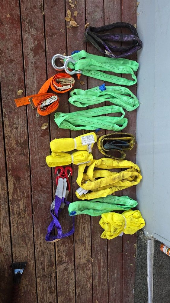 Assorted Heavy Duty Lifting Straps