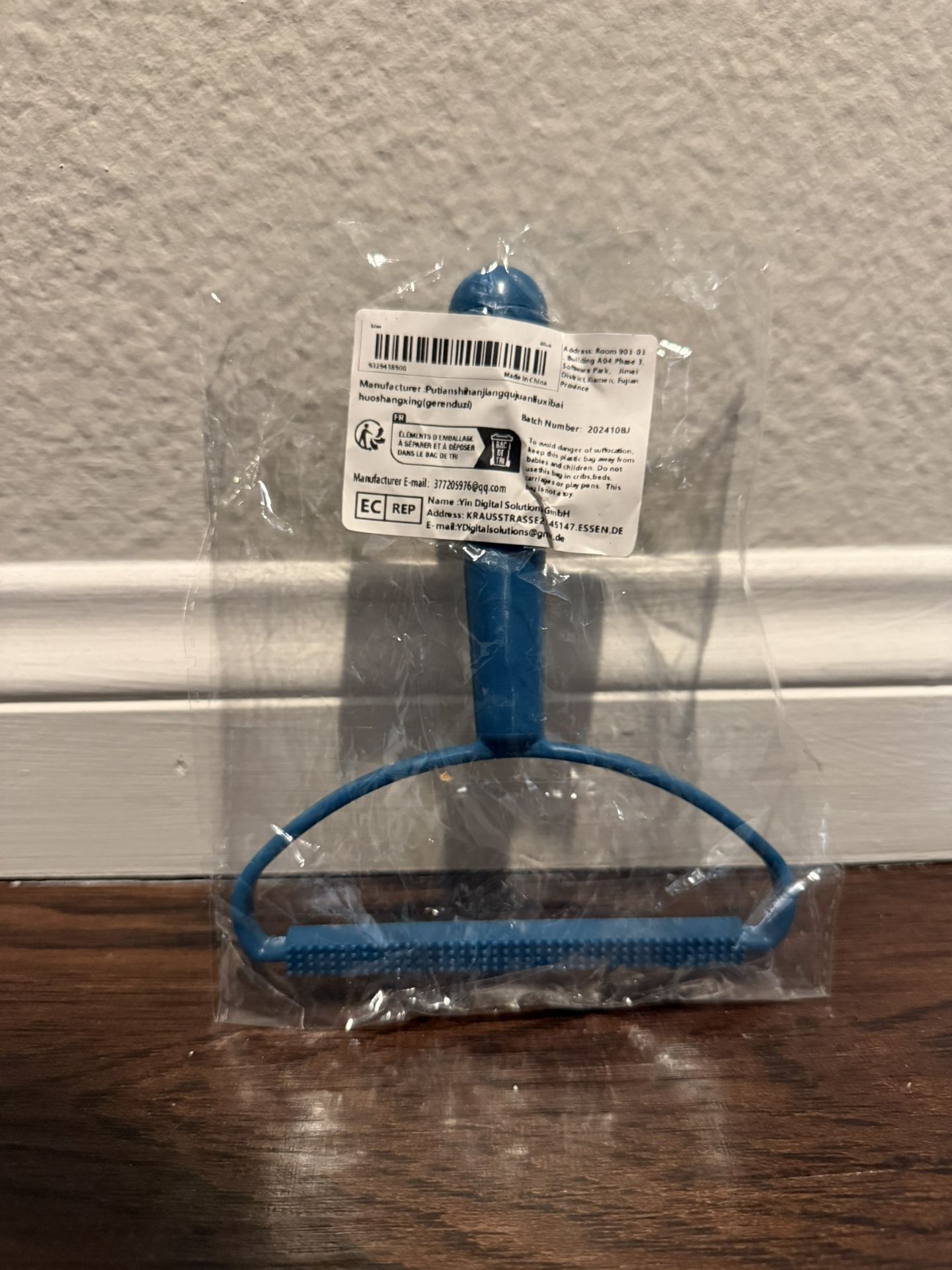 Unomor Manual Pet Hair Remover Tool – New, Blue