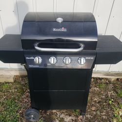 Gas Grill And Bottle 