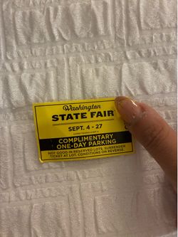 Washington State Fair Parking Puyallup Sept 4-27