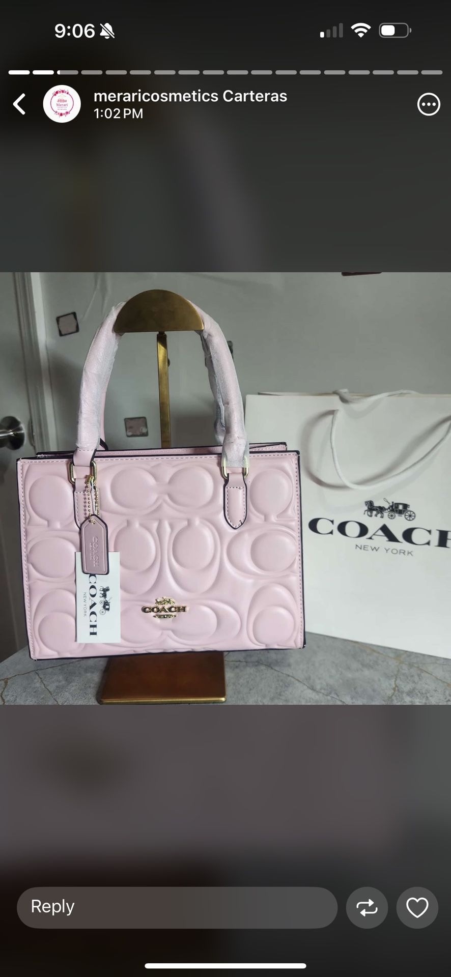 Coach Bag Pink