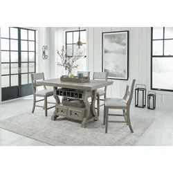 Moreshire Counter Height Dining Table and 4 Barstools Half-Price Special